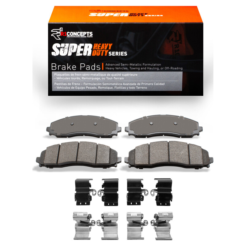 Ford F-250 Brake Pads - Rear - R1 Concepts - Super Duty - `23-`25